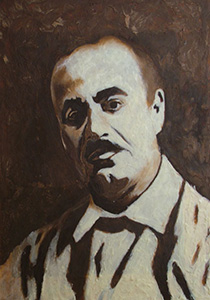Khalil Gibran peint par Sid Chidiac
